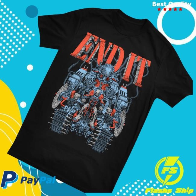 Official Holy Mountain Printing Merch End It Mech Hoodie Sweatshirt