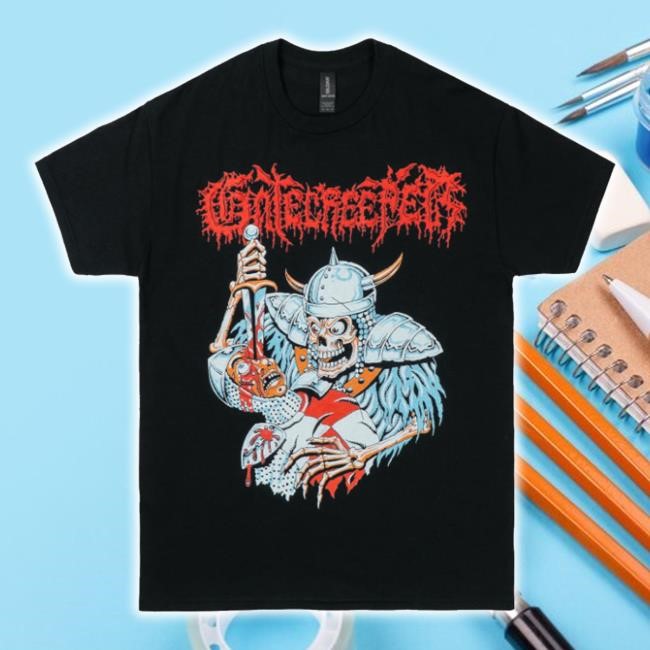 Gatecreeper Merch Red Stab Tour T Shirt