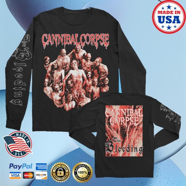 Cannibal Corpse Merch The Bleeding Long Sleeve T Shirt