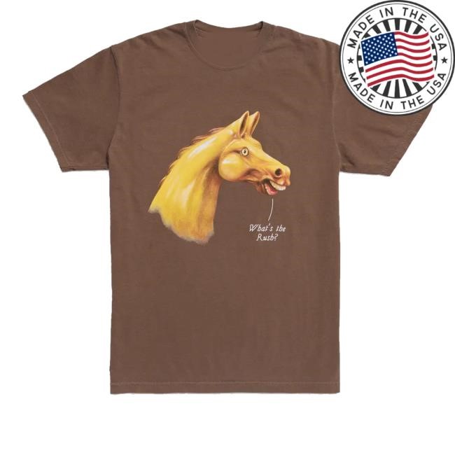 A24 Films Shop Merch We Live In Time Carousel Horse Shirt