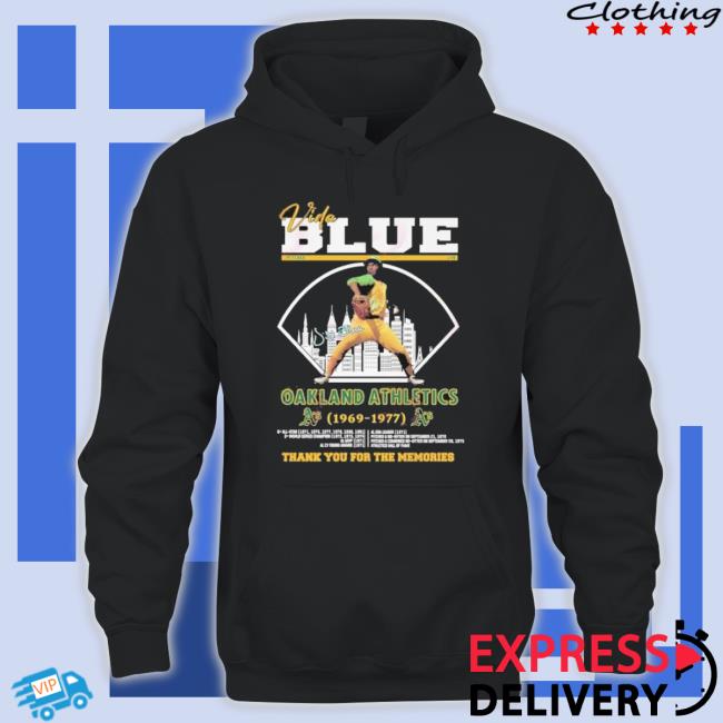 Vida Blue Oakland Athletics 1969–1977 Thank You For The Memories Signature shirt