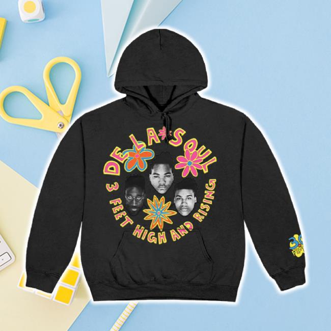 Trending Weare De La Soul 3 Merch Store 3 Feet High And Rising Black Unisex Sweatshirt Wearedelasoul Shop