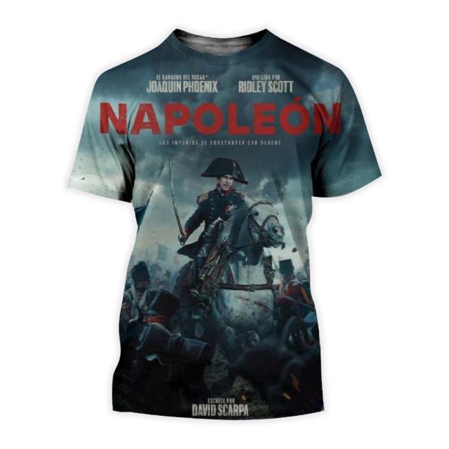 New Poster For Ridley Scott’S Napoleon Starring Joaquin Phoenix All Over Print Hoodie