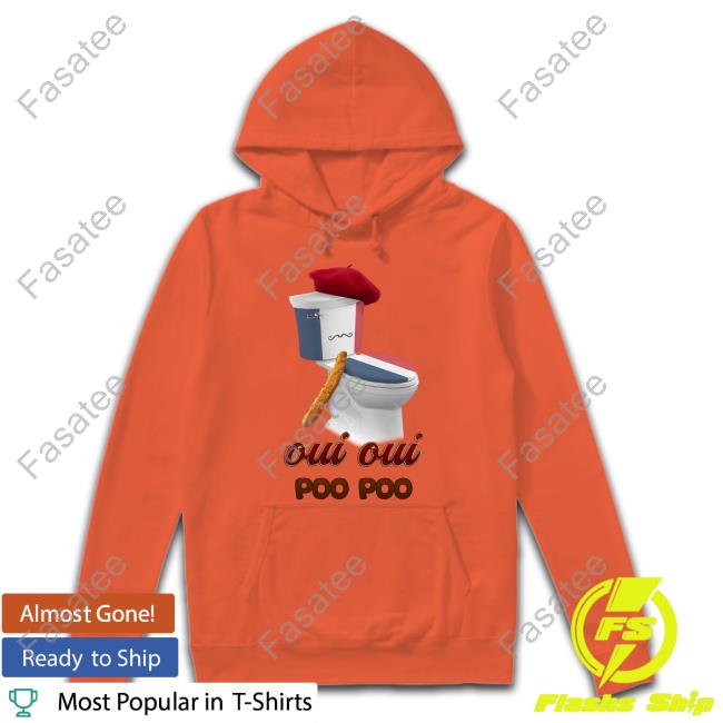 l Oui Oui Poo Poo French Toilet Long Sleeve T Shirt Snazzy Seagul Official Oui Oui Poo Poo French Toilet Tee