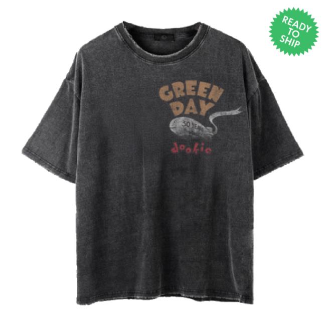 Trending Green Day Store Merch Dookie Blimp Oversized Vintage Hoodie Greenday Shop