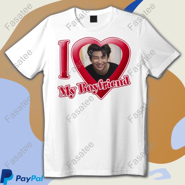 Hourlyhyungline I Love My Boyfriend Namjoon Long Sleeve Tee Shirt Namjoon I Love My Boyfriend Shirt