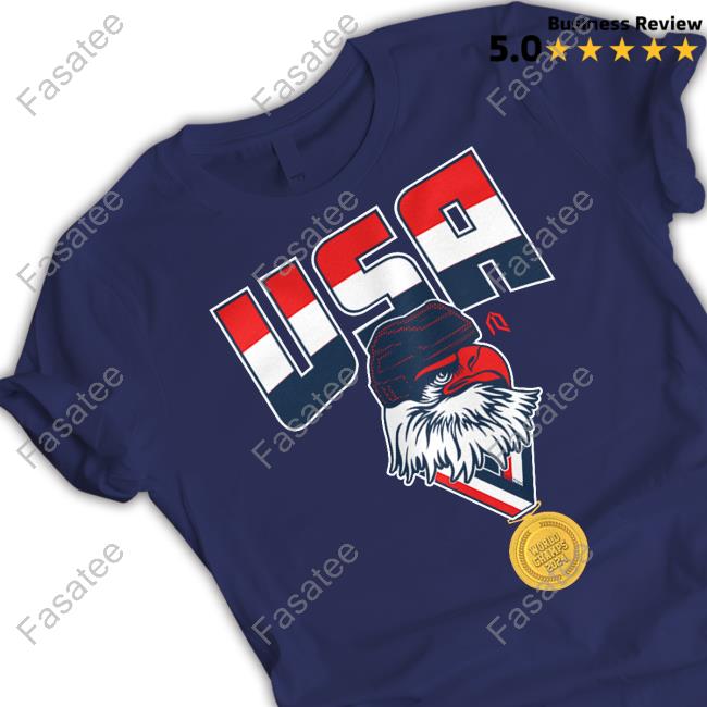 Usa Hockey Bald Eagle Gold Medal Hooded Sweatshirt