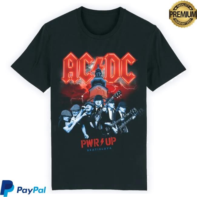 Trending Ac/Dc Bratislava 2024 Event Tee Shirt