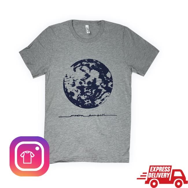Runforcoverrecords Store Modern Baseball Planet Tee Shirt