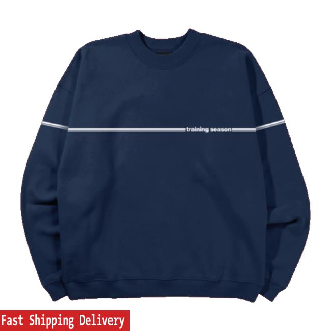 Original Dua Lipa Merch Store Training Season Navy Shirt Dualipa Shop