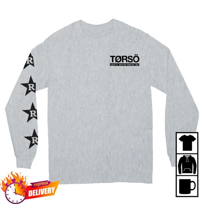 Original Revhq Merch Torso You'll Never Break Me Long Sleeve Sweatshirt