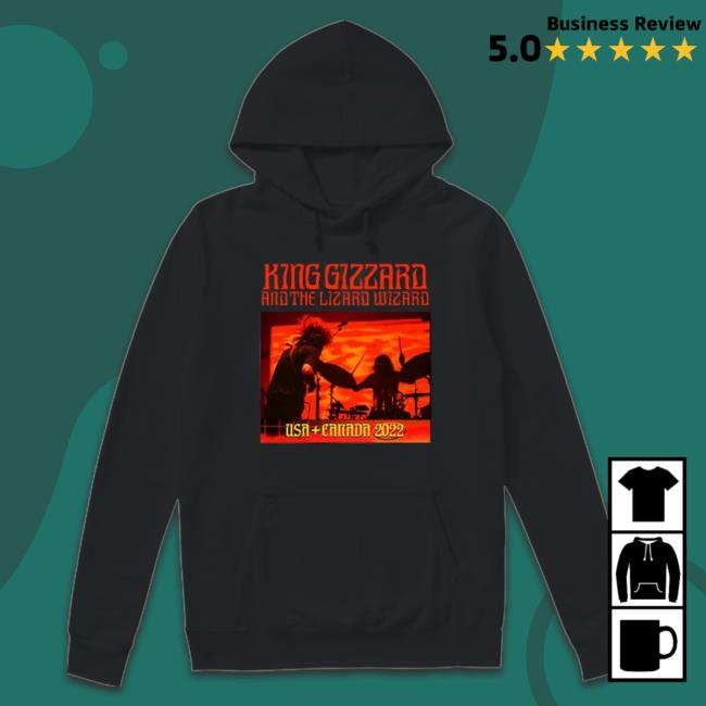 Usa Canada 2022 King Gizzard And The Lizard Wizard Tee Shirt