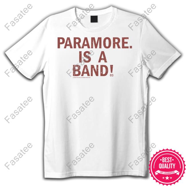 Recordstoreday Merch Paramore Is A Band Record Store Day 2024 Shirt