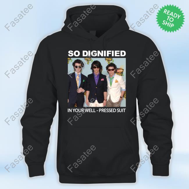 Jonas Brothers So Dignified In Your Well-Pressed Suit Hoodie
