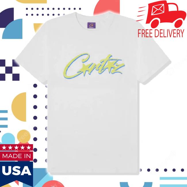 Original Crepslocker Merch Store Corteiz Allstarz White Blue Long Sleeve Tee Crepslocker Shop