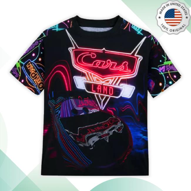 Cars Land Neon Lights TankTop For Kids