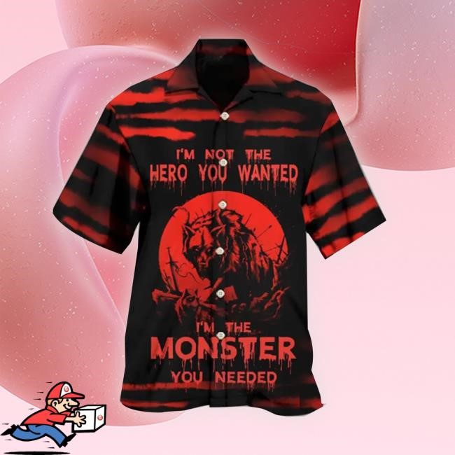 Viking Wolf Monster Style Limited Best Fathers Day Gifts Hawaiian T-Shirt