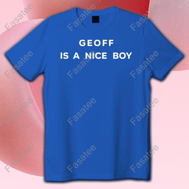 Waterparks Merch Geoff Is A Nice Boy Tee Shirt