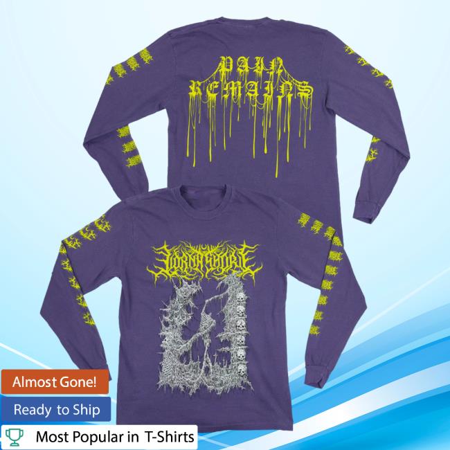 Official Lorna Shore Store Merch Lorna Shore Purple Headless Long Sleeve Tee LornaShore