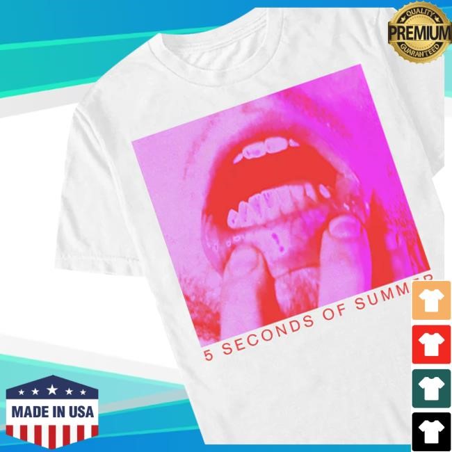 5 Seconds Of Summer Lip White Sweatshirt