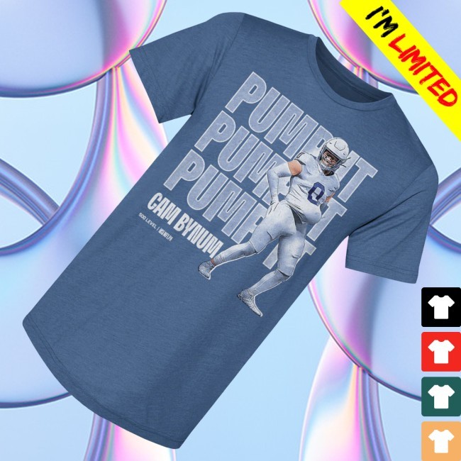 Official 500 Level Merch Cam Bynum Indianapolis Pump It Dance Wht Crewneck Sweatshirt