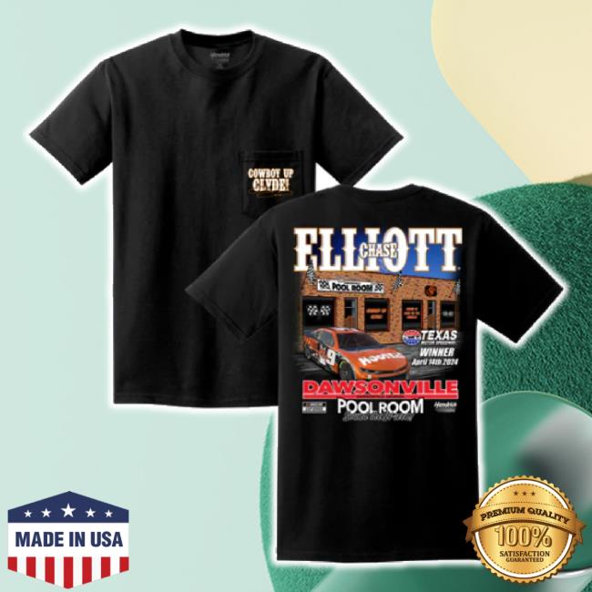 Official Pool Room Texas Pocket Win Hoodie Sweatshirt Chase Elliott Shop