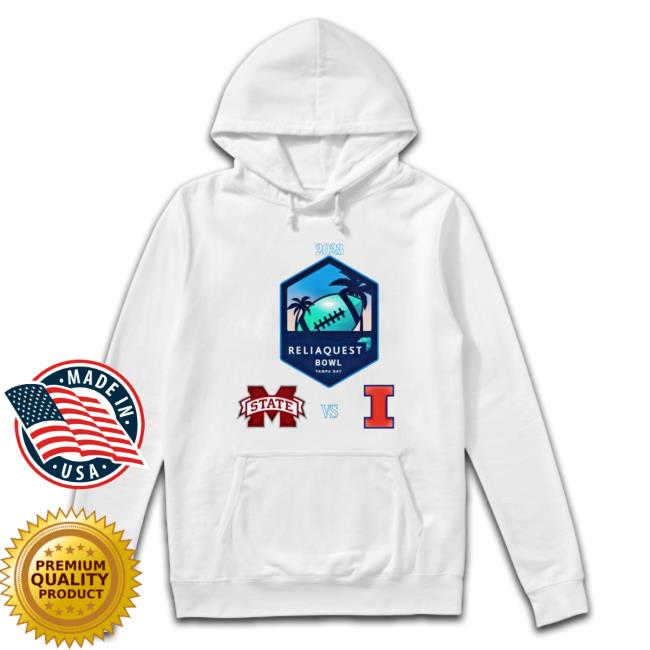 Illinois Fighting Illini Vs Mississippi State Bulldogs 2023 Reliaquest Bowl Tampa Bay shirt Illinois Fighting Illini Vs Mississippi State Bulldogs 2023 Reliaquest Bowl Tampa Bay Hoodie