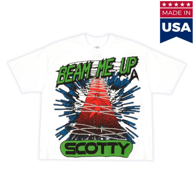 Original Kid Cudi Merch Store Beam Me Up Scotty Long Sleeve Tee Kidcudi Shop