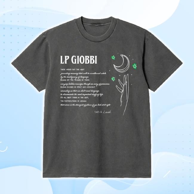 Original Lpgiobbi Merch Store Lp Giobbi Leah And Dad Poem Hoodie Lpgiobbi Shop