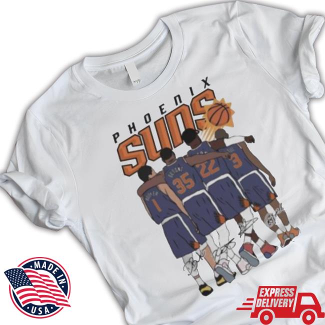 Phoenix Suns Booker Durant Ayton And Paul Signatures Hoodie