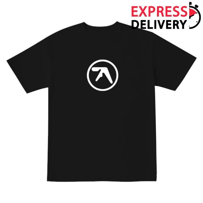 Aphex Twin Merch Aphex Logo Black Tee