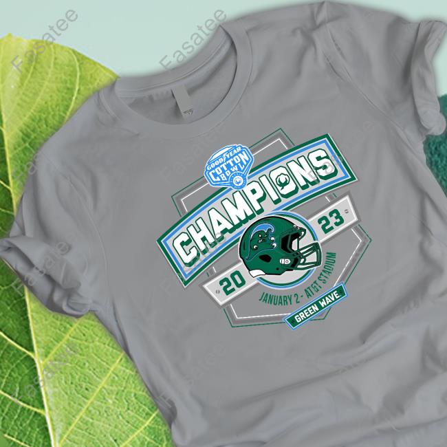 Tulane Green Wave 2023 Cotton Bowl Champions Hoodie