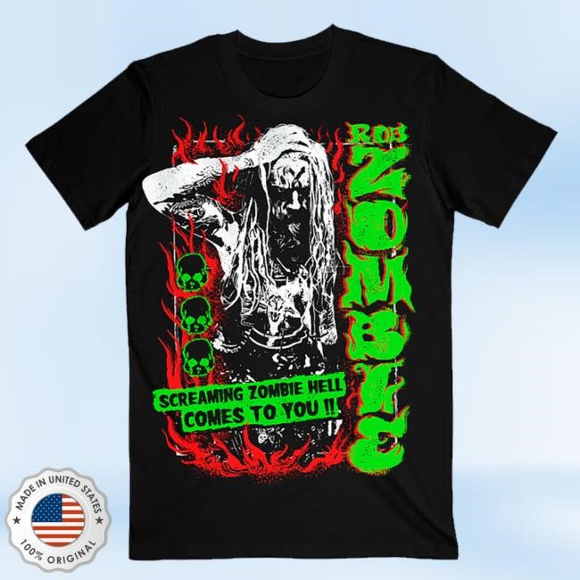 Rob Zombie Merch Store Zombie Hell Tee Shirt