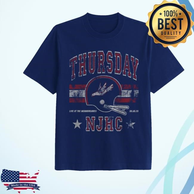 Thursday Merch Store Shop Live At The Meadowlands Njhc Retro Sweatshirt