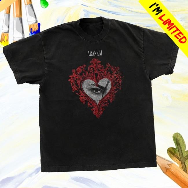 Original Iamarankai Merch Store Chained Heart Eyes Tee