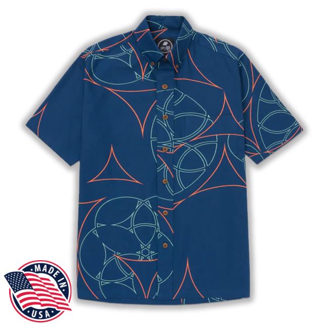 Lei Ali'i Button Up Aloha Windsor Hawaiian T Shirt