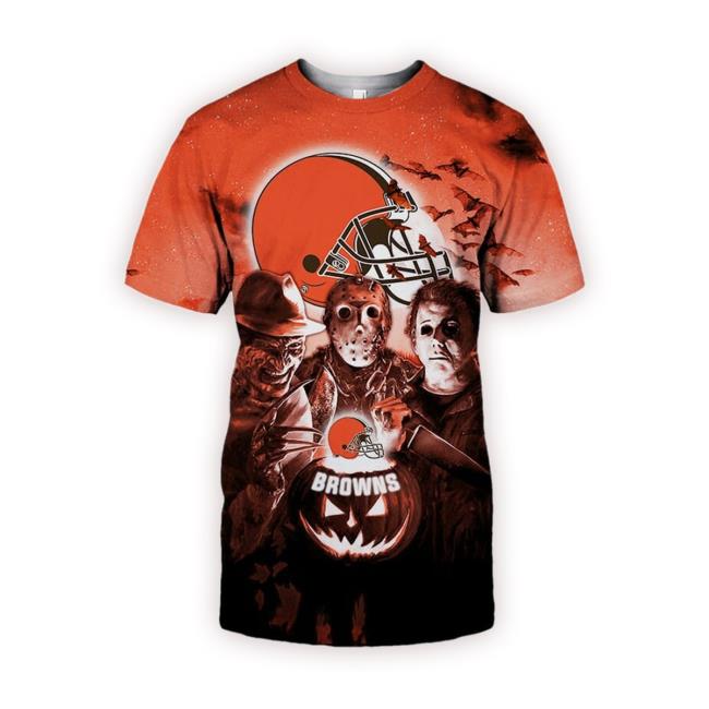 Cleveland Browns Halloween Night Long Sleeve Shirt