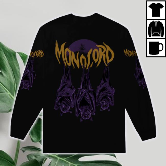 Original Merch Now Monolord Three Bats Black Tee Merchnow Shop