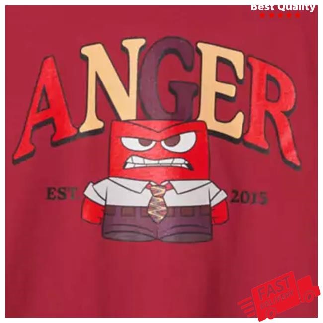 Official Inside Out 2 Merch Store Anger Shirts