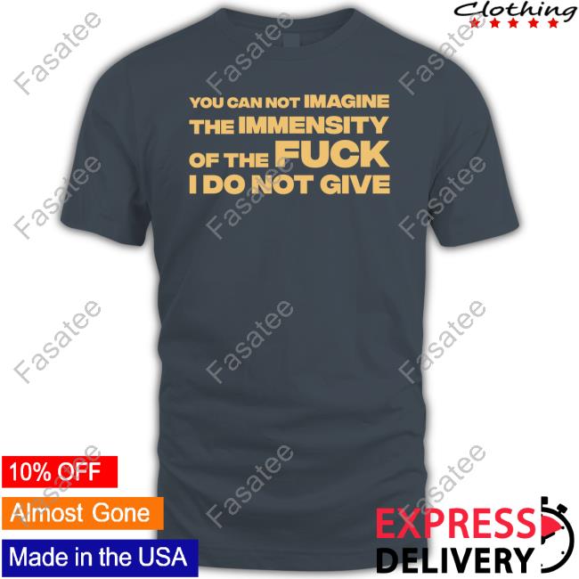 World Of Nc You Can Not Imagine The Immensity Of The Fuck I Do Not Give New Shirt