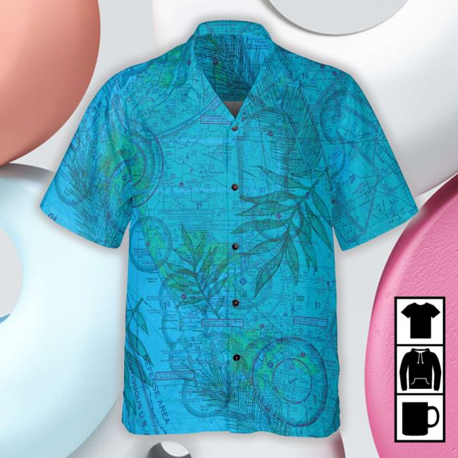The South Florida Blues Vfr Coconut Button Camp Shirts