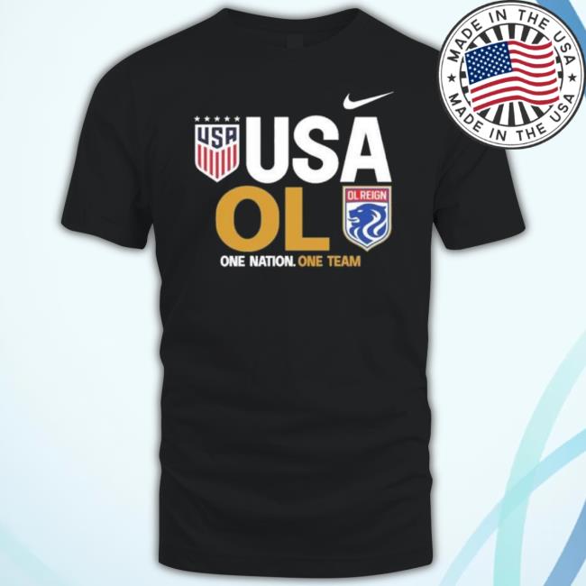 Uswnt Ol Reign One Nation One Team Logo shirt