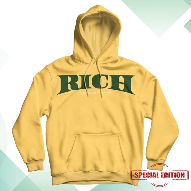 Official Rich Homie Quan Merch Rich Realizing I Create Happiness Crewneck Sweatshirt