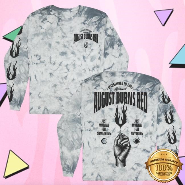 August Burns Red Official Store Revival Tie Dye Long Sleeve Funny Shirt