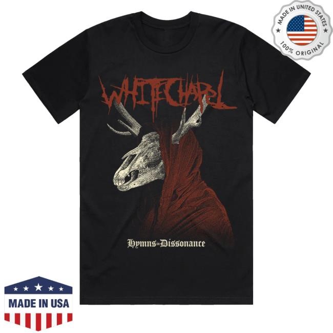 Whitechapel Hymns Dissonance Hooded Skull Shirts