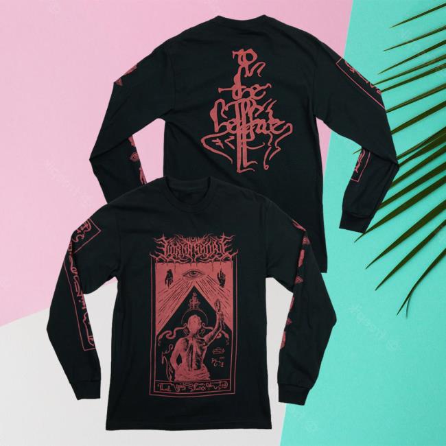 Official Lorna Shore Store Merch Lorna Shore Hellfire Long Sleeve T Shirt Black LornaShore