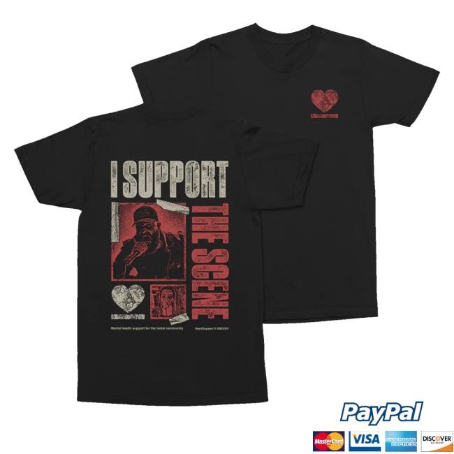 Ritual Print Company Merch Heartsupport I Support The Scene Sweaters