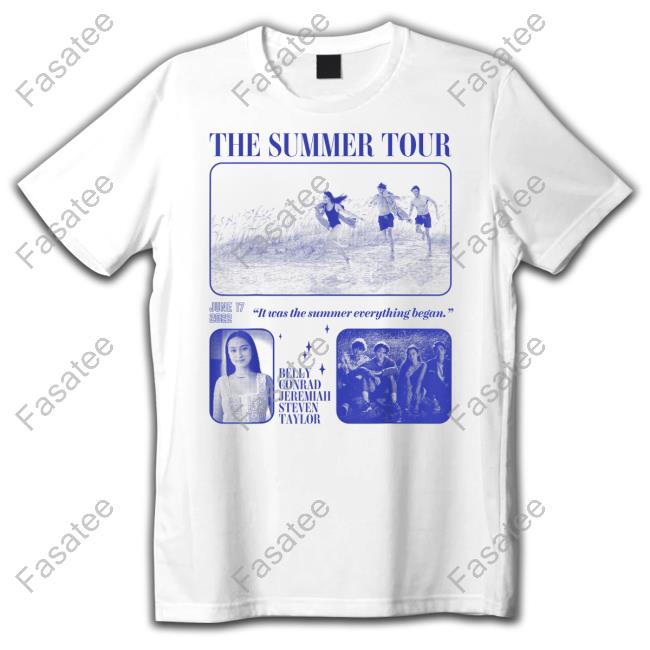 The Summer Tour It Was The Summer Everything Began Belly Conrad Jeremiah Steven Taylor Tee Shirt