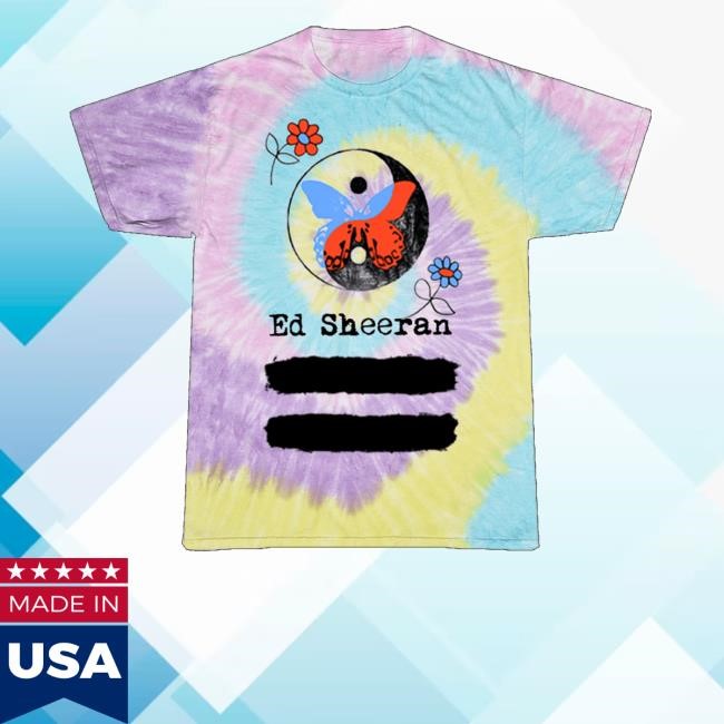 Edsheeran Merch Yin Yang Equals Butterfly Jelly Bean T-Shirt