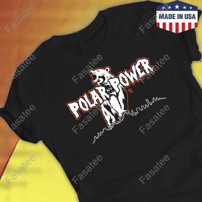 Official Polar Power Long Sleeve T Shirt Athlete Logos Merch